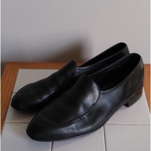 BALLY Men’s Black Leather Loafers size 9D